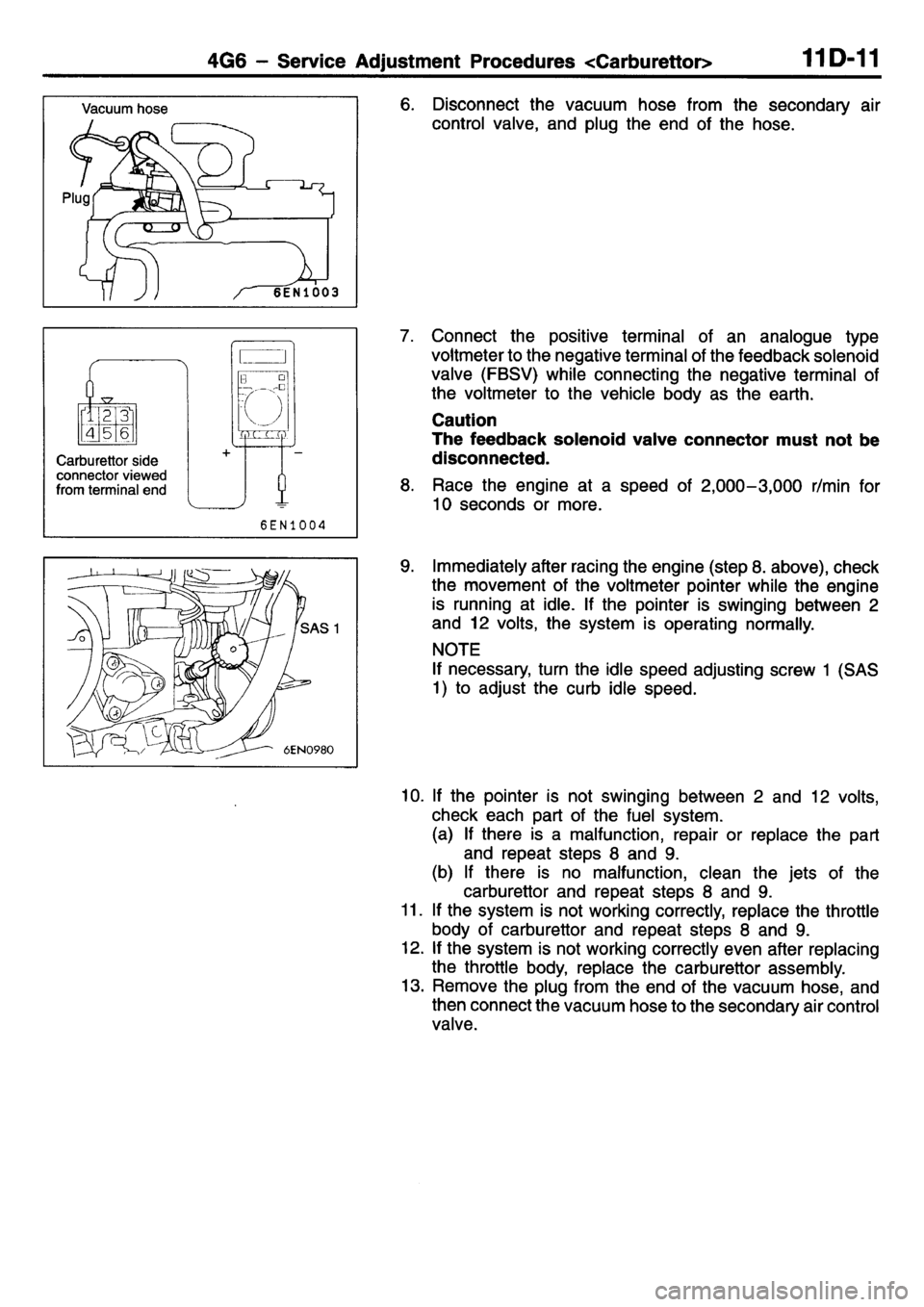 MITSUBISHI L400 1995  Workshop  Service Service Manual 