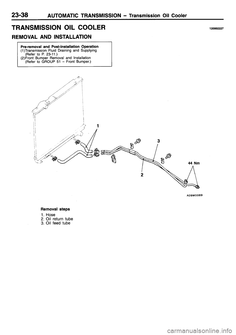 MITSUBISHI L400 1995  Workshop  Service Repair Manual 