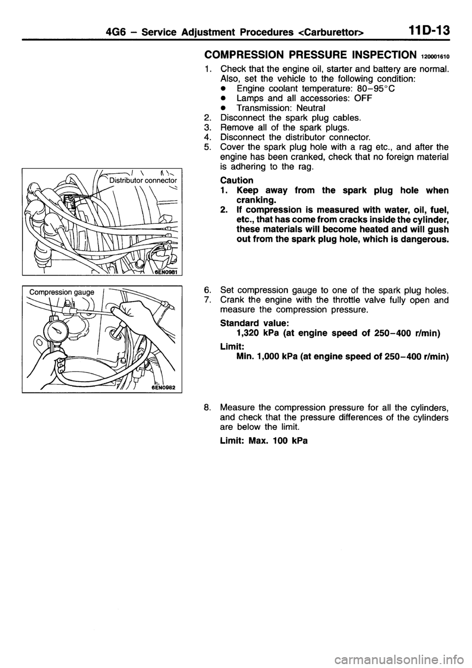 MITSUBISHI L400 1995  Workshop  Service Service Manual 