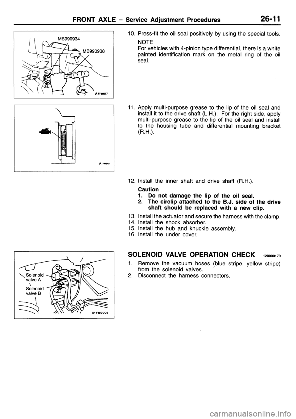 MITSUBISHI L400 1995 Workshop Service Repair Manual MITSUBISHI L400 1995 Workshop Service Repair Manual