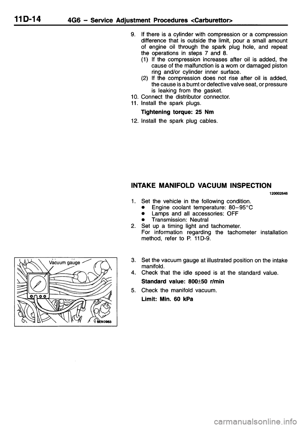 MITSUBISHI L400 1995  Workshop  Service Service Manual 