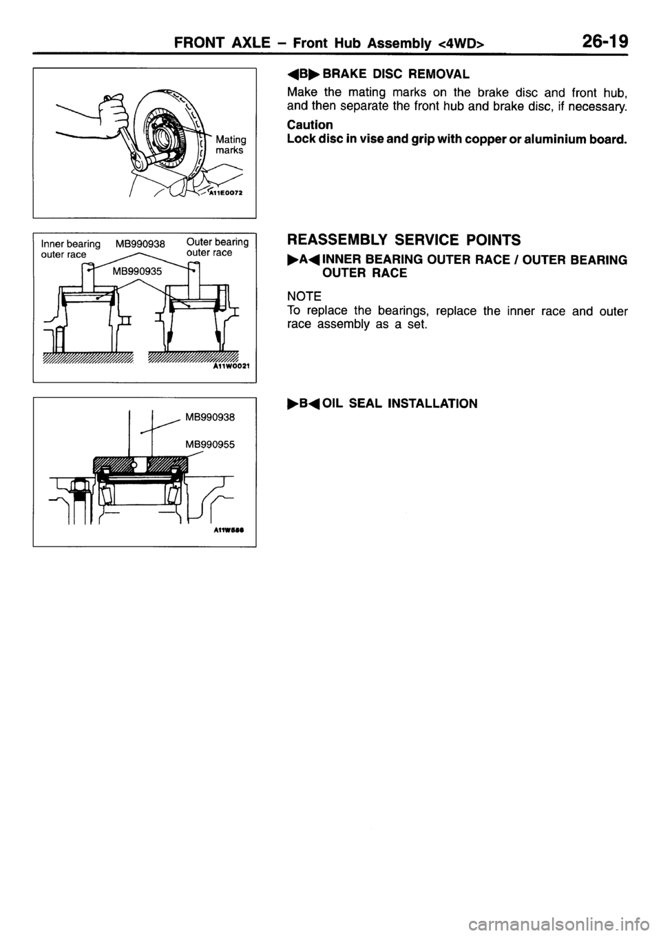 MITSUBISHI L400 1995 Workshop Service Repair Manual MITSUBISHI L400 1995 Workshop Service Repair Manual