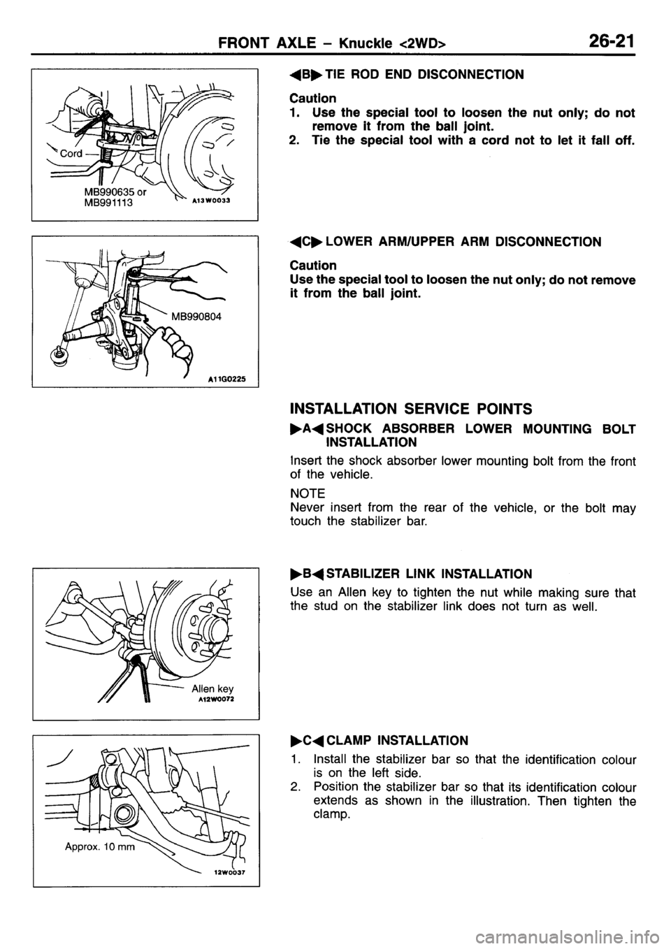 MITSUBISHI L400 1995 Workshop Service Repair Manual MITSUBISHI L400 1995 Workshop Service Repair Manual