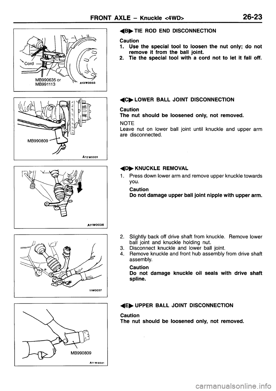 MITSUBISHI L400 1995 Workshop Service Repair Manual MITSUBISHI L400 1995 Workshop Service Repair Manual