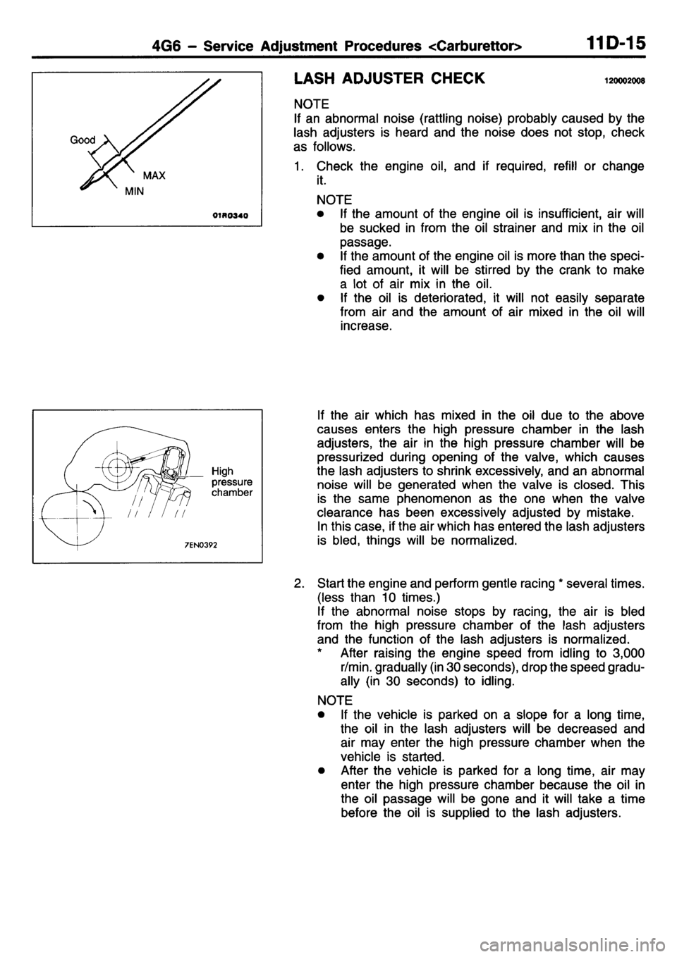 MITSUBISHI L400 1995  Workshop  Service Service Manual 