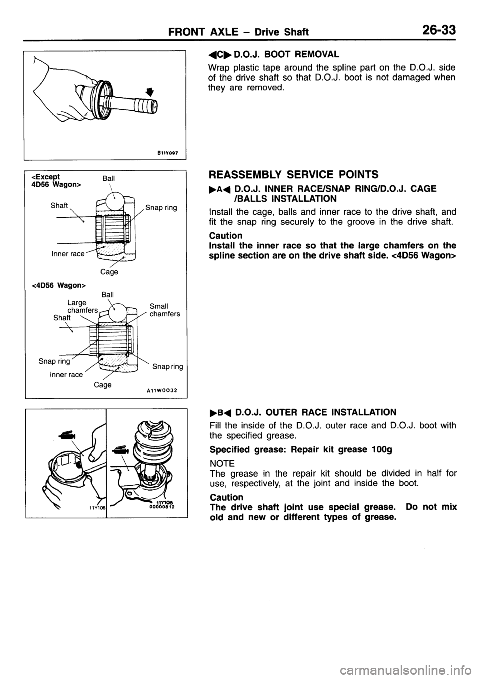 MITSUBISHI L400 1995 Workshop Service Repair Manual MITSUBISHI L400 1995 Workshop Service Repair Manual