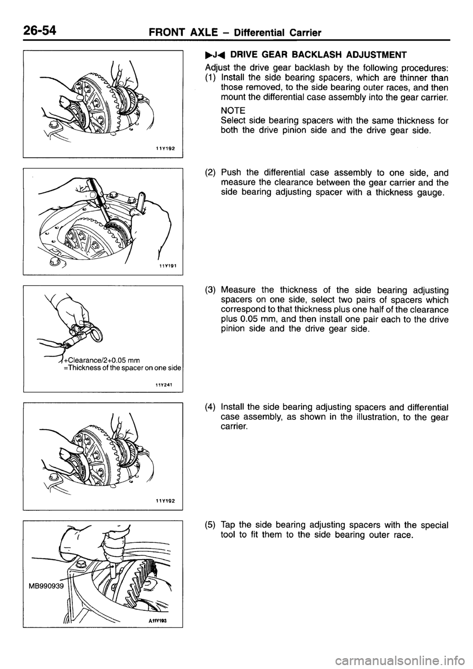 MITSUBISHI L400 1995 Workshop Service Repair Manual MITSUBISHI L400 1995 Workshop Service Repair Manual