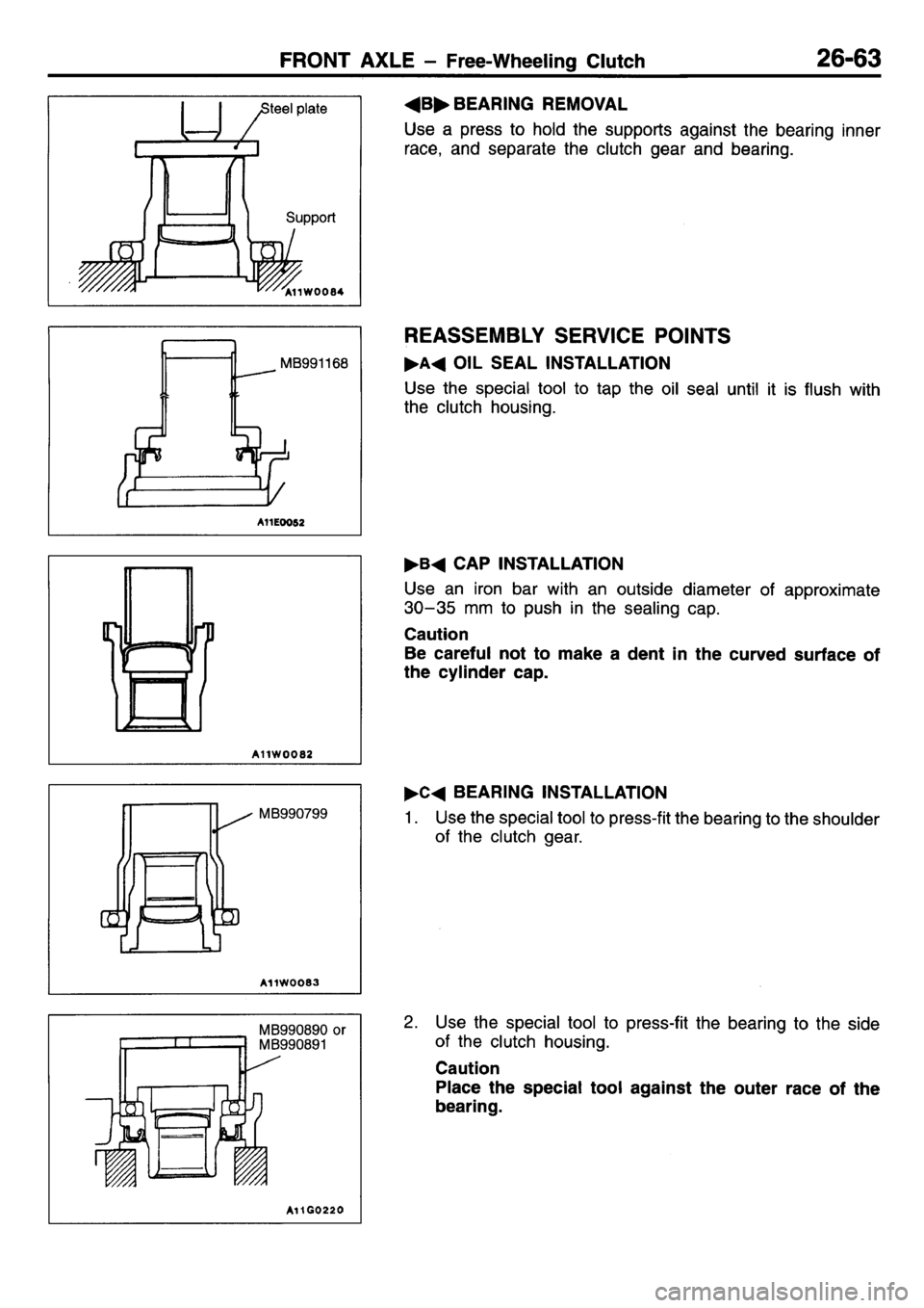 MITSUBISHI L400 1995 Workshop Service Repair Manual MITSUBISHI L400 1995 Workshop Service Repair Manual