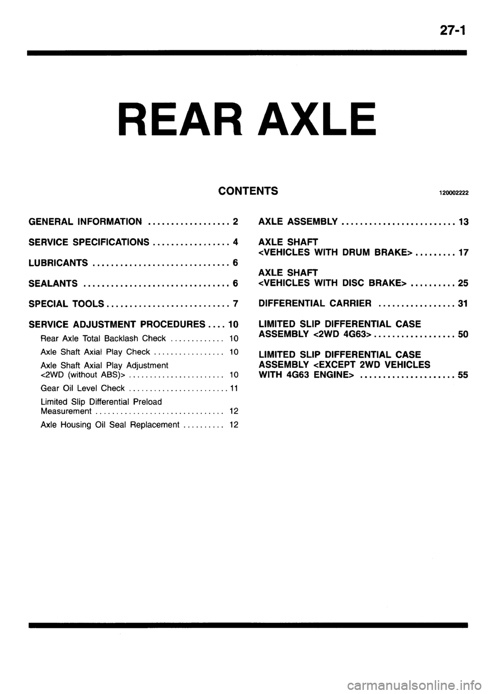 MITSUBISHI L400 1995 Workshop Service Repair Manual MITSUBISHI L400 1995 Workshop Service Repair Manual