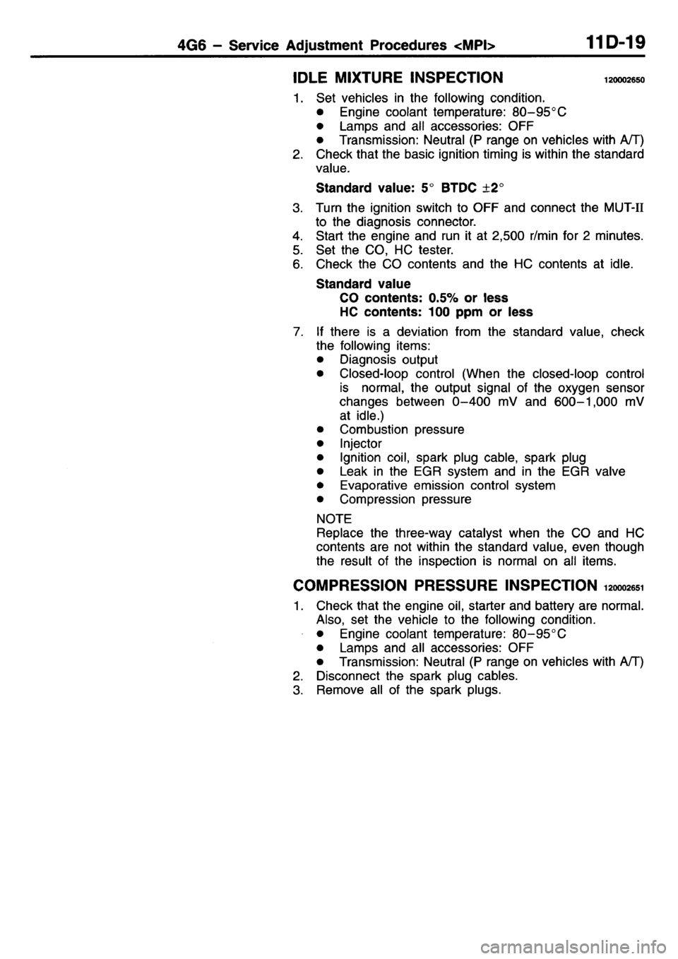 MITSUBISHI L400 1995 Workshop Service Workshop Manual MITSUBISHI L400 1995 Workshop Service Workshop Manual