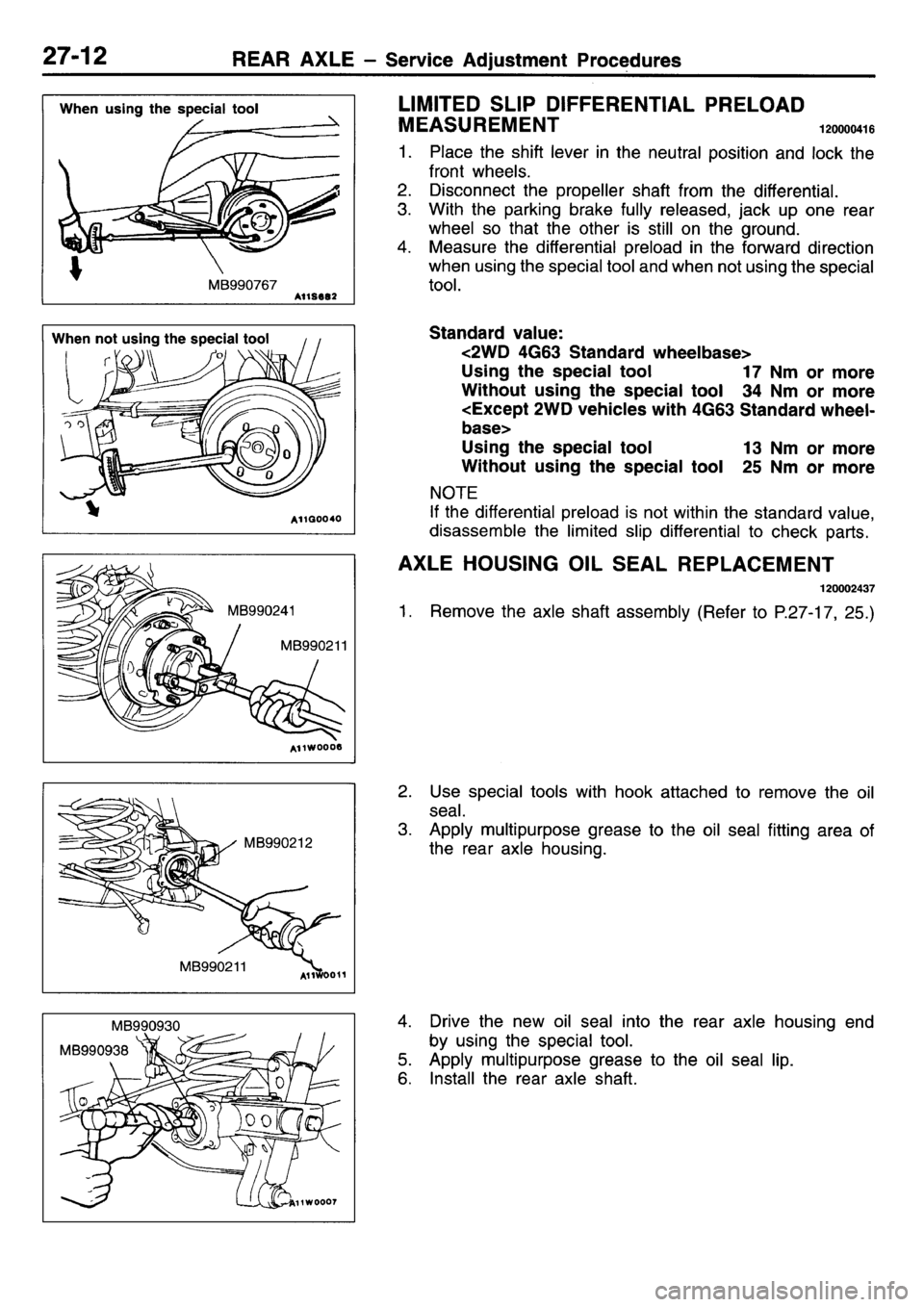 MITSUBISHI L400 1995 Workshop Service Repair Manual MITSUBISHI L400 1995 Workshop Service Repair Manual