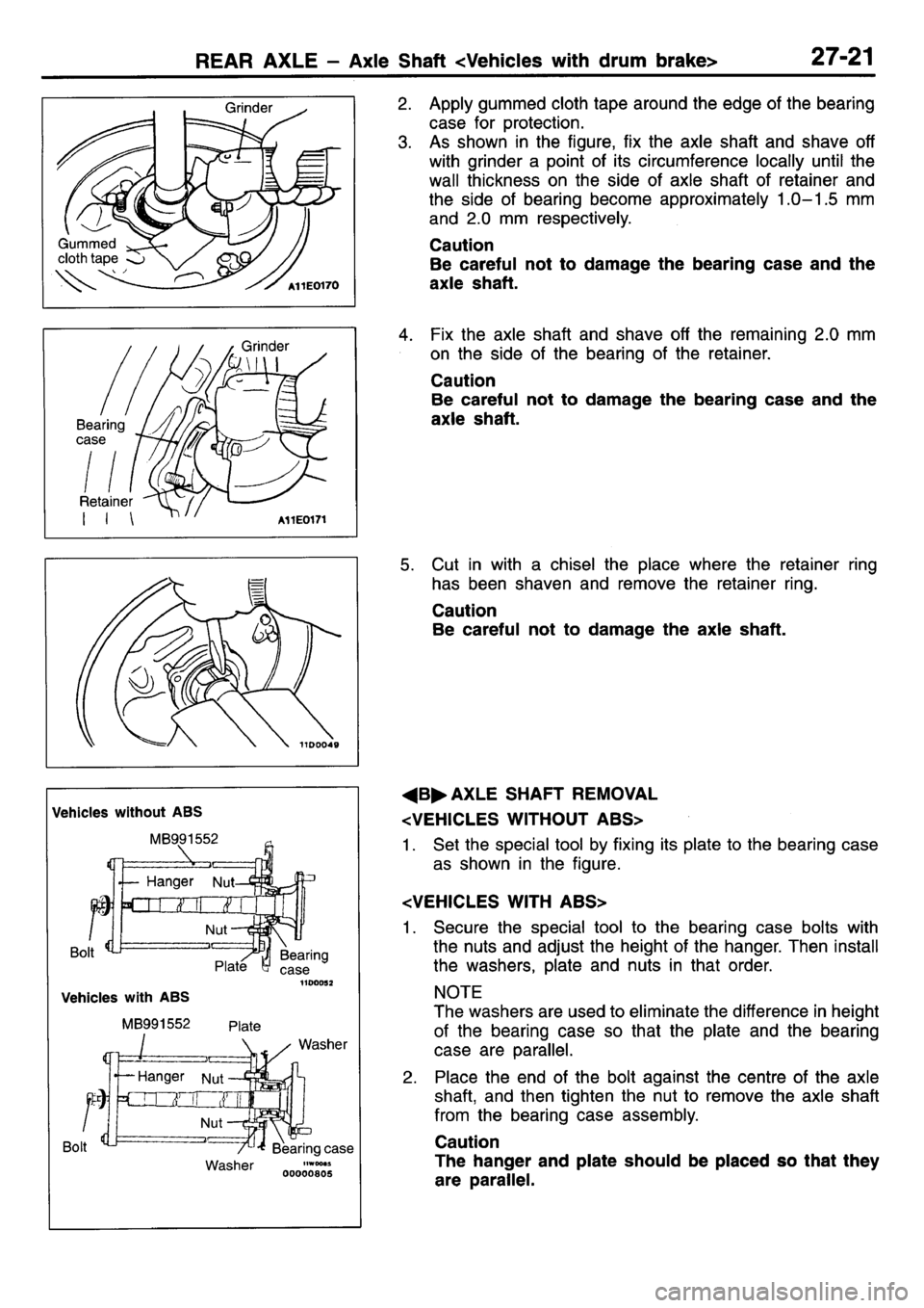 MITSUBISHI L400 1995 Workshop Service Repair Manual MITSUBISHI L400 1995 Workshop Service Repair Manual