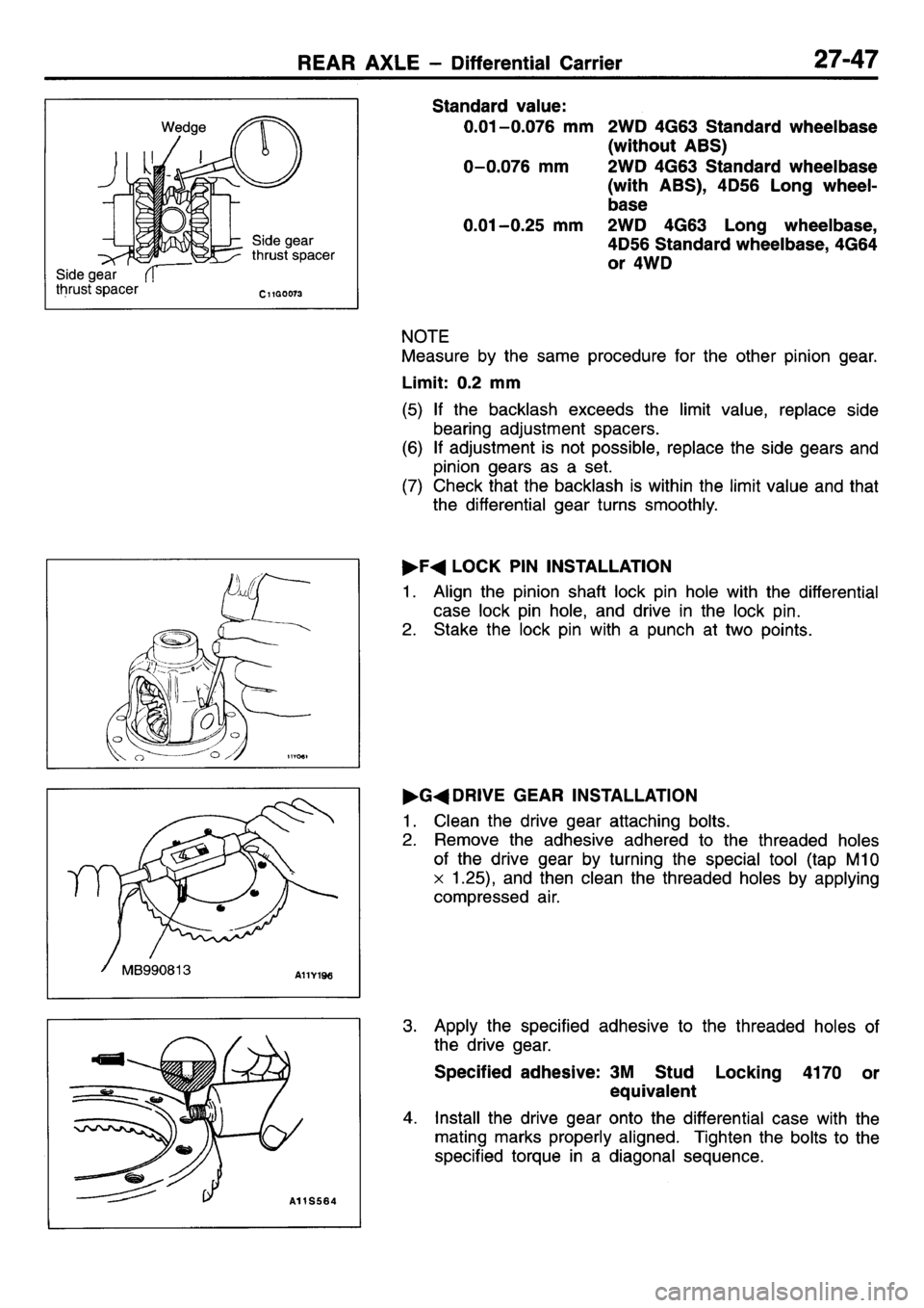 MITSUBISHI L400 1995 Workshop Service Repair Manual MITSUBISHI L400 1995 Workshop Service Repair Manual