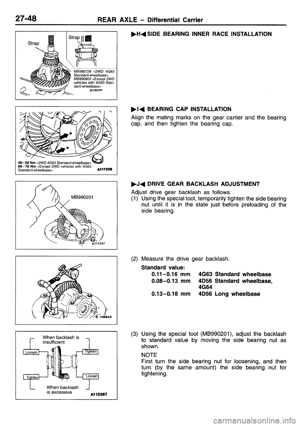 MITSUBISHI L400 1995 Workshop Service Repair Manual MITSUBISHI L400 1995 Workshop Service Repair Manual