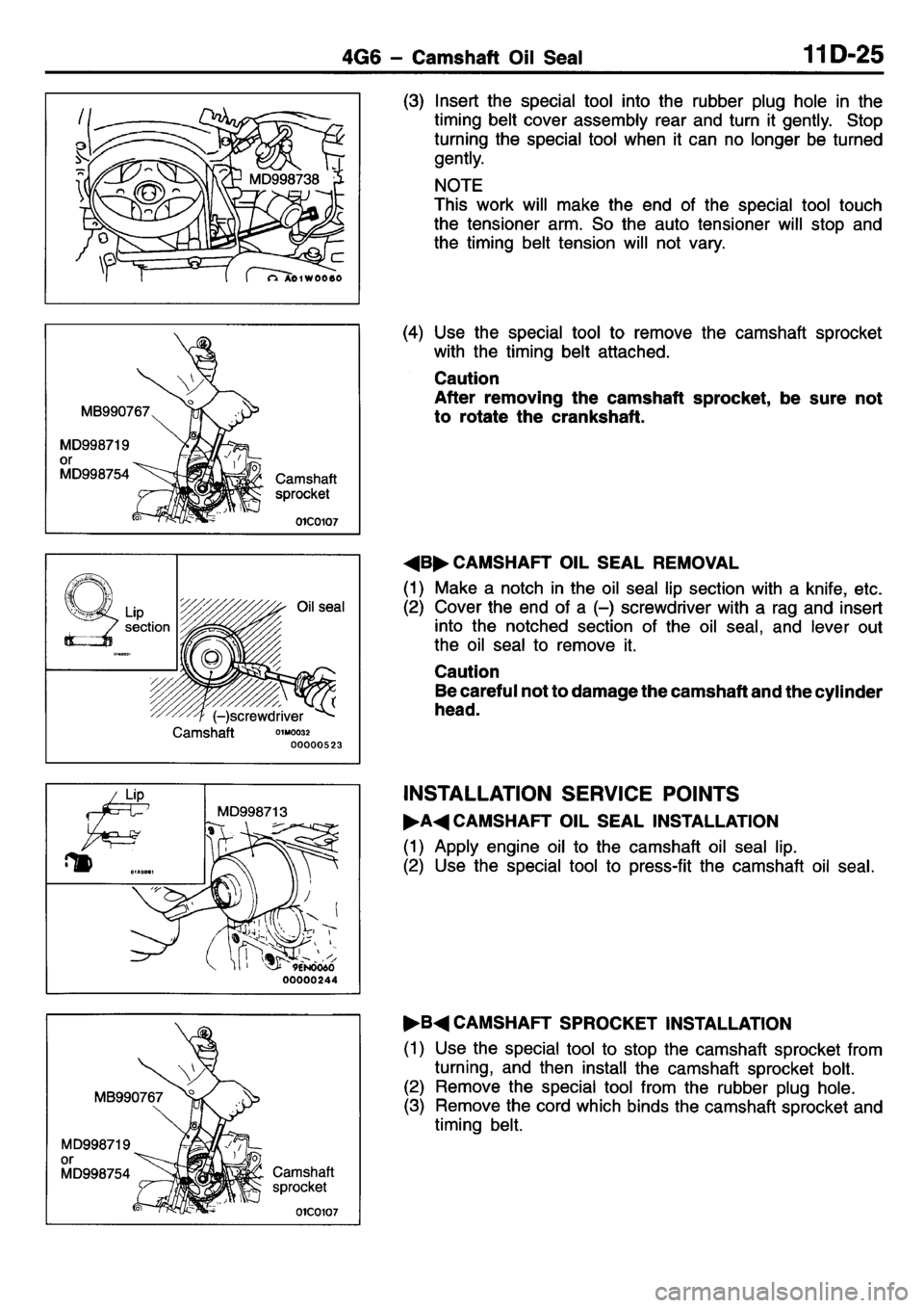 MITSUBISHI L400 1995 Workshop Service Workshop Manual MITSUBISHI L400 1995 Workshop Service Workshop Manual