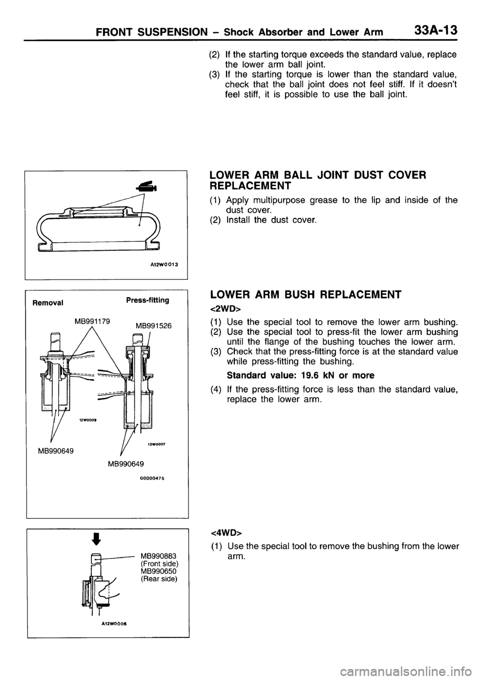 MITSUBISHI L400 1995 Workshop Service Repair Manual MITSUBISHI L400 1995 Workshop Service Repair Manual