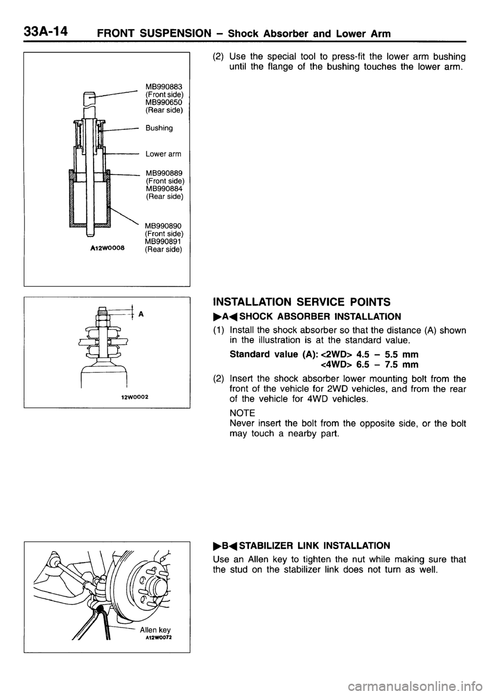 MITSUBISHI L400 1995 Workshop Service Repair Manual MITSUBISHI L400 1995 Workshop Service Repair Manual