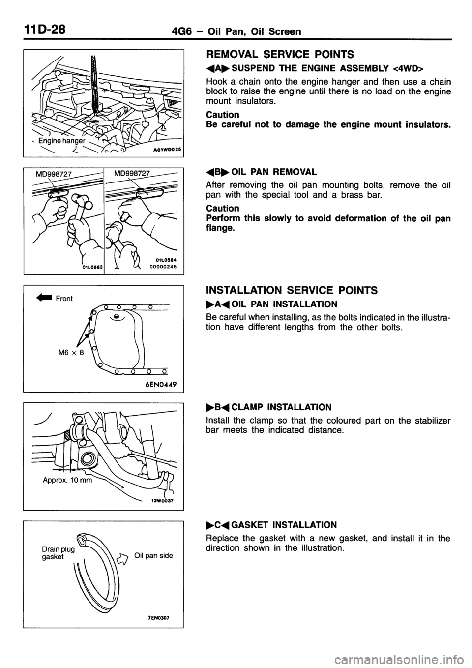 MITSUBISHI L400 1995 Workshop Service Manual PDF MITSUBISHI L400 1995 Workshop Service Manual PDF