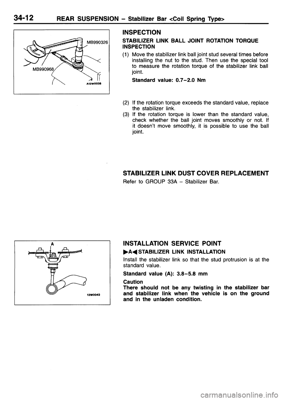 MITSUBISHI L400 1995  Workshop  Service Repair Manual 