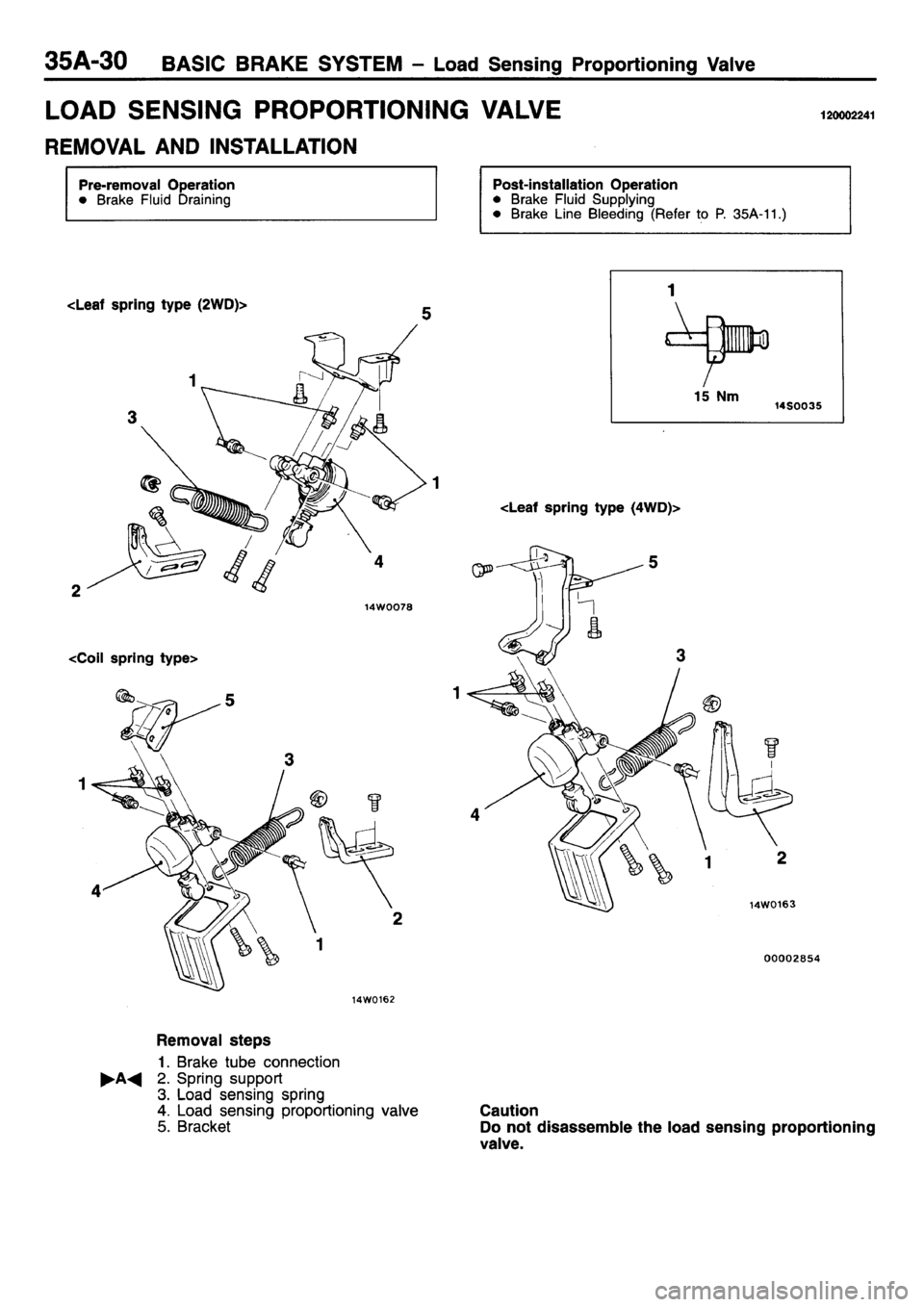 MITSUBISHI L400 1995  Workshop  Service Repair Manual 