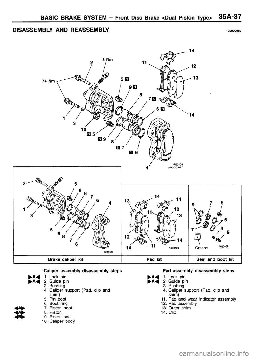 MITSUBISHI L400 1995  Workshop  Service Repair Manual 
