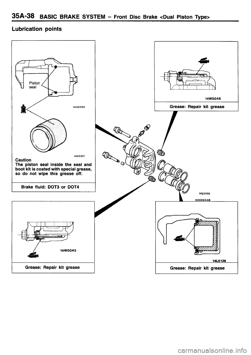 MITSUBISHI L400 1995  Workshop  Service Repair Manual 