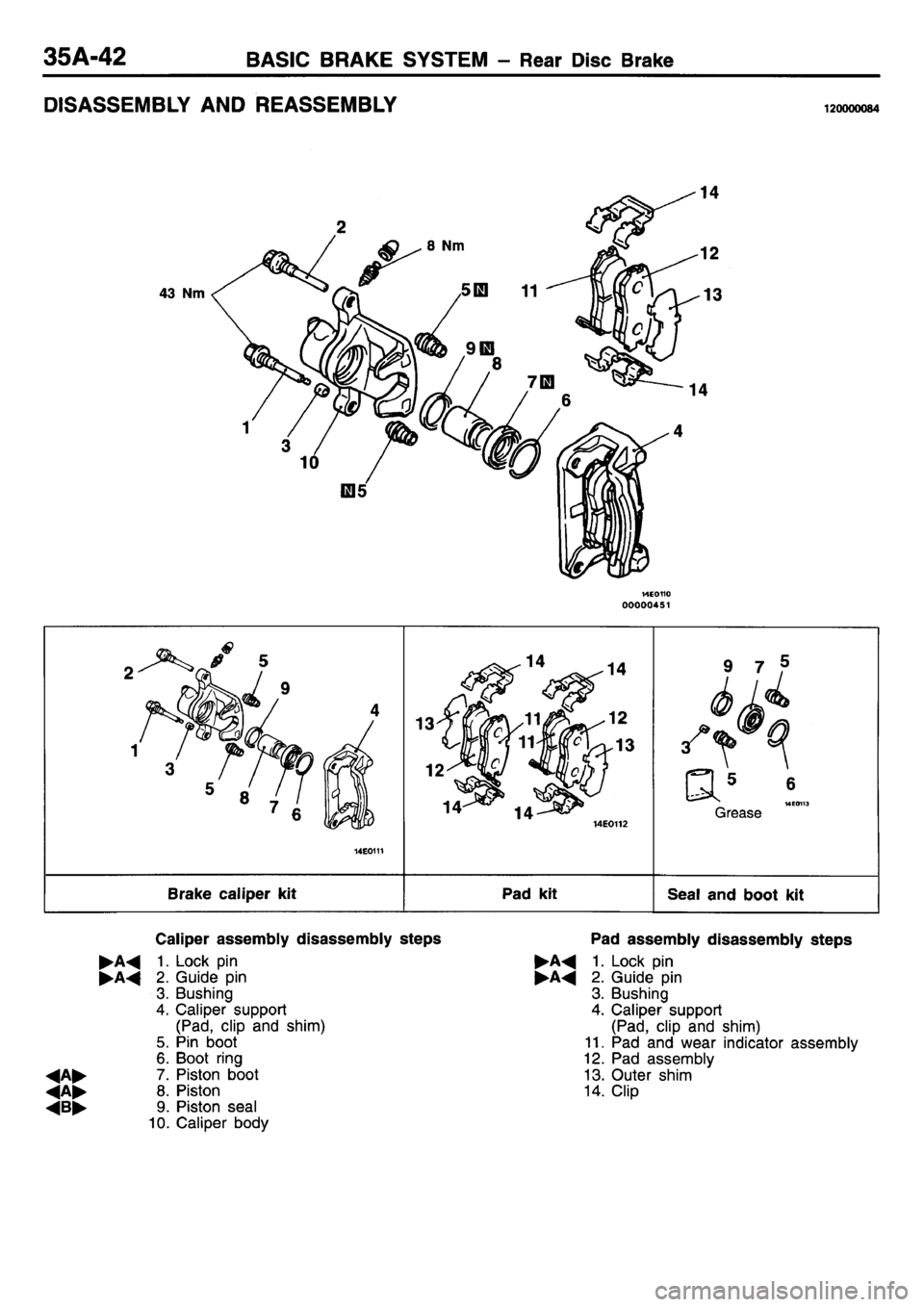MITSUBISHI L400 1995  Workshop  Service Repair Manual 