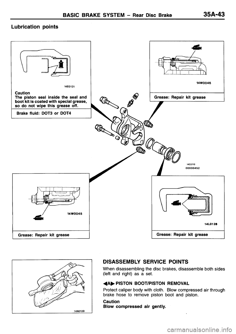 MITSUBISHI L400 1995  Workshop  Service Repair Manual 