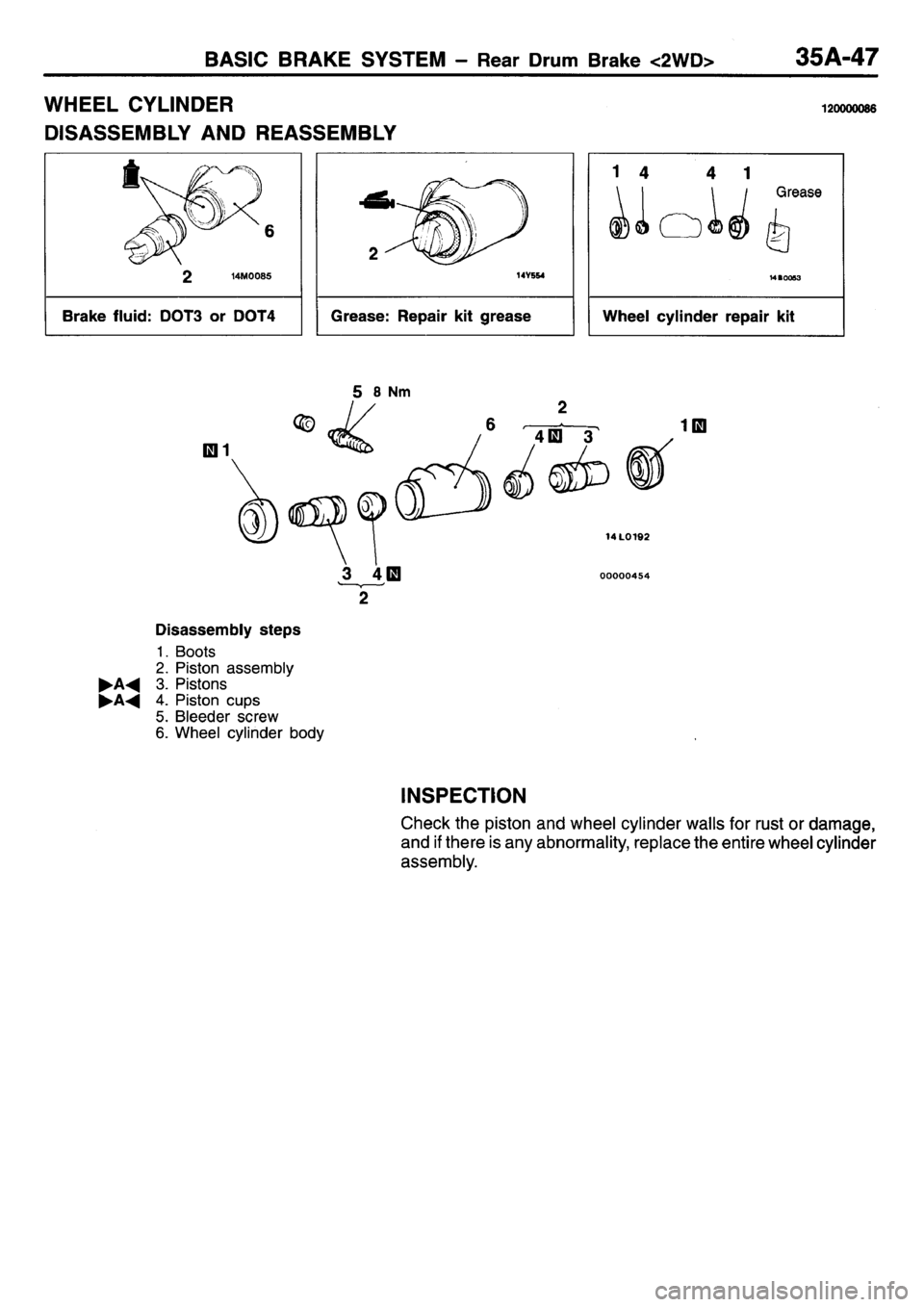 MITSUBISHI L400 1995  Workshop  Service Repair Manual 