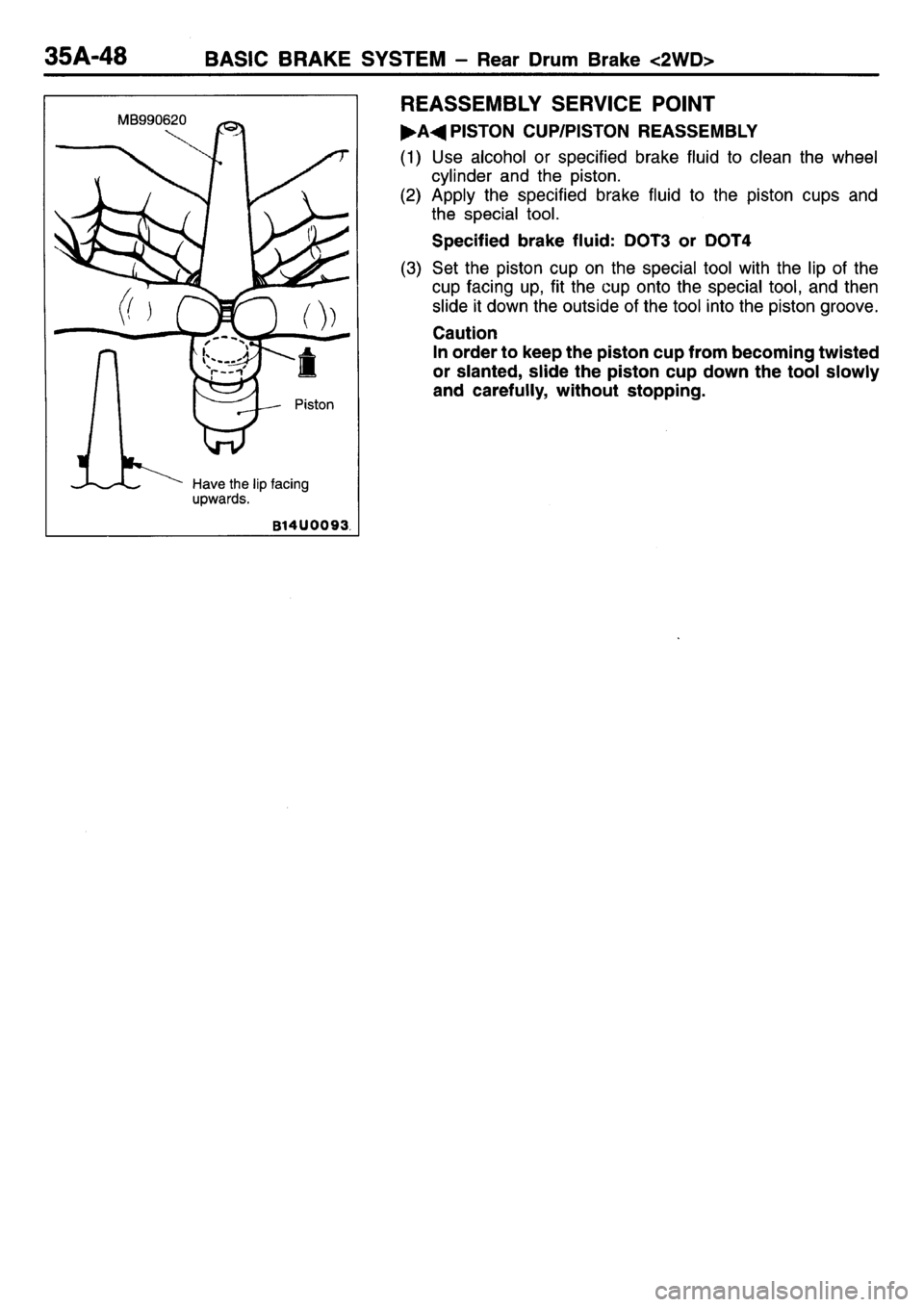 MITSUBISHI L400 1995  Workshop  Service Repair Manual 