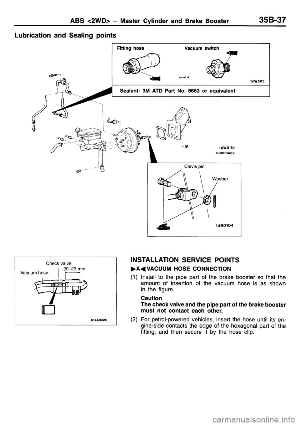 MITSUBISHI L400 1995  Workshop  Service Repair Manual 