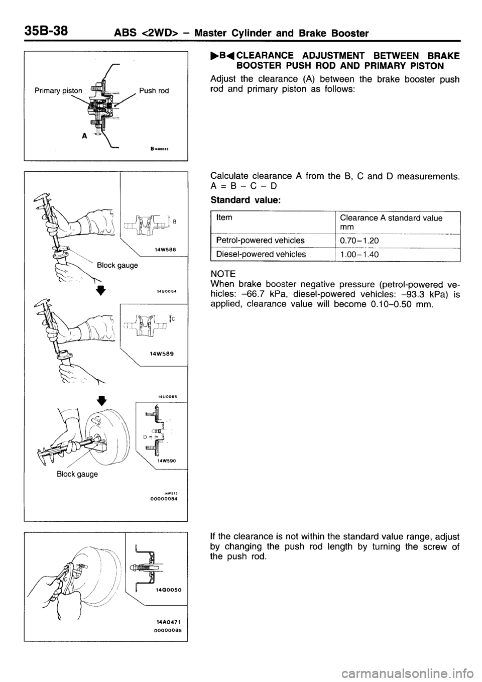 MITSUBISHI L400 1995  Workshop  Service Repair Manual 