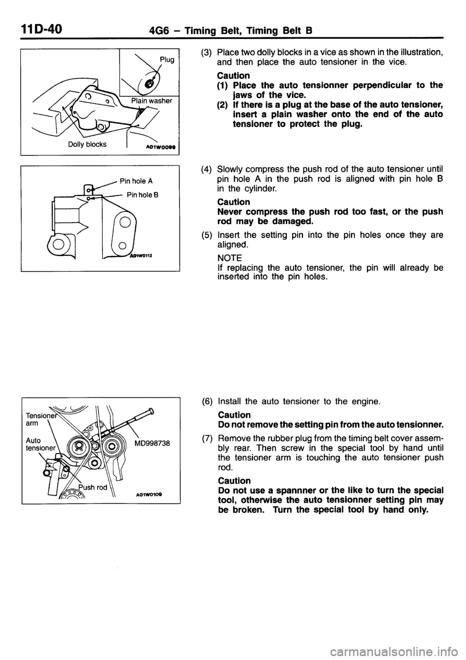 MITSUBISHI L400 1995 Workshop Service Manual PDF MITSUBISHI L400 1995 Workshop Service Manual PDF