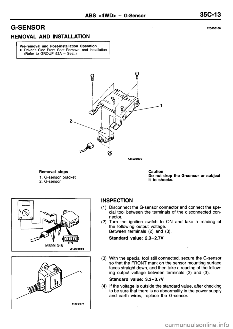 MITSUBISHI L400 1995  Workshop  Service Repair Manual 