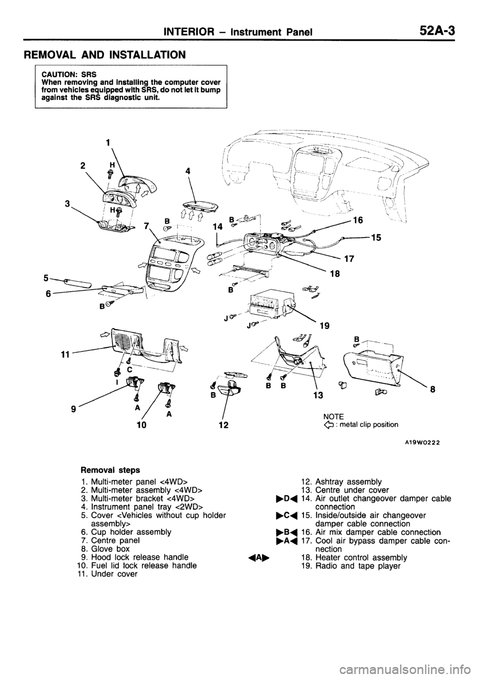 MITSUBISHI L400 1995  Workshop  Service Repair Manual 