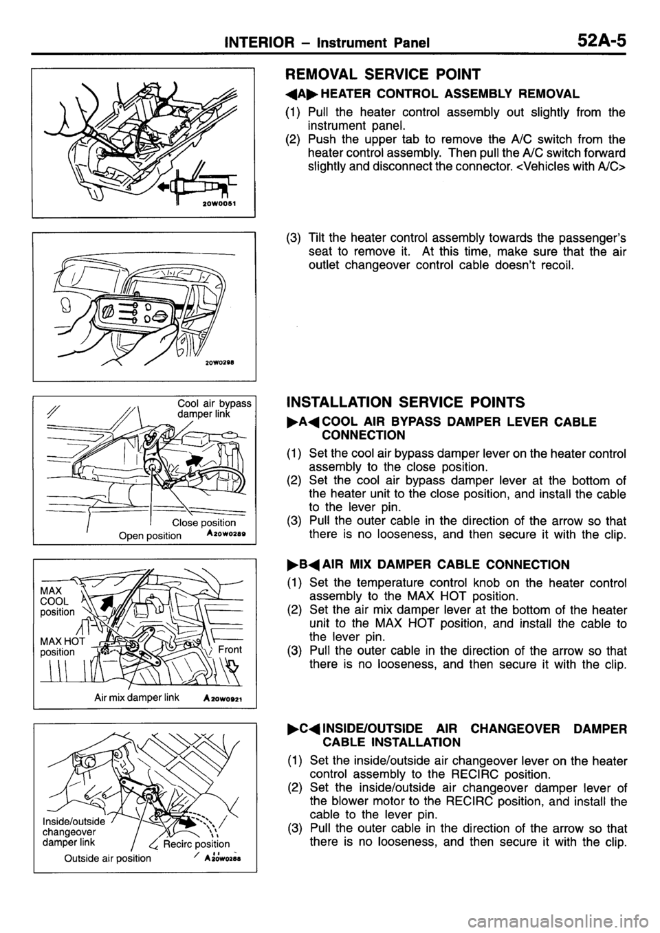 MITSUBISHI L400 1995  Workshop  Service Repair Manual 