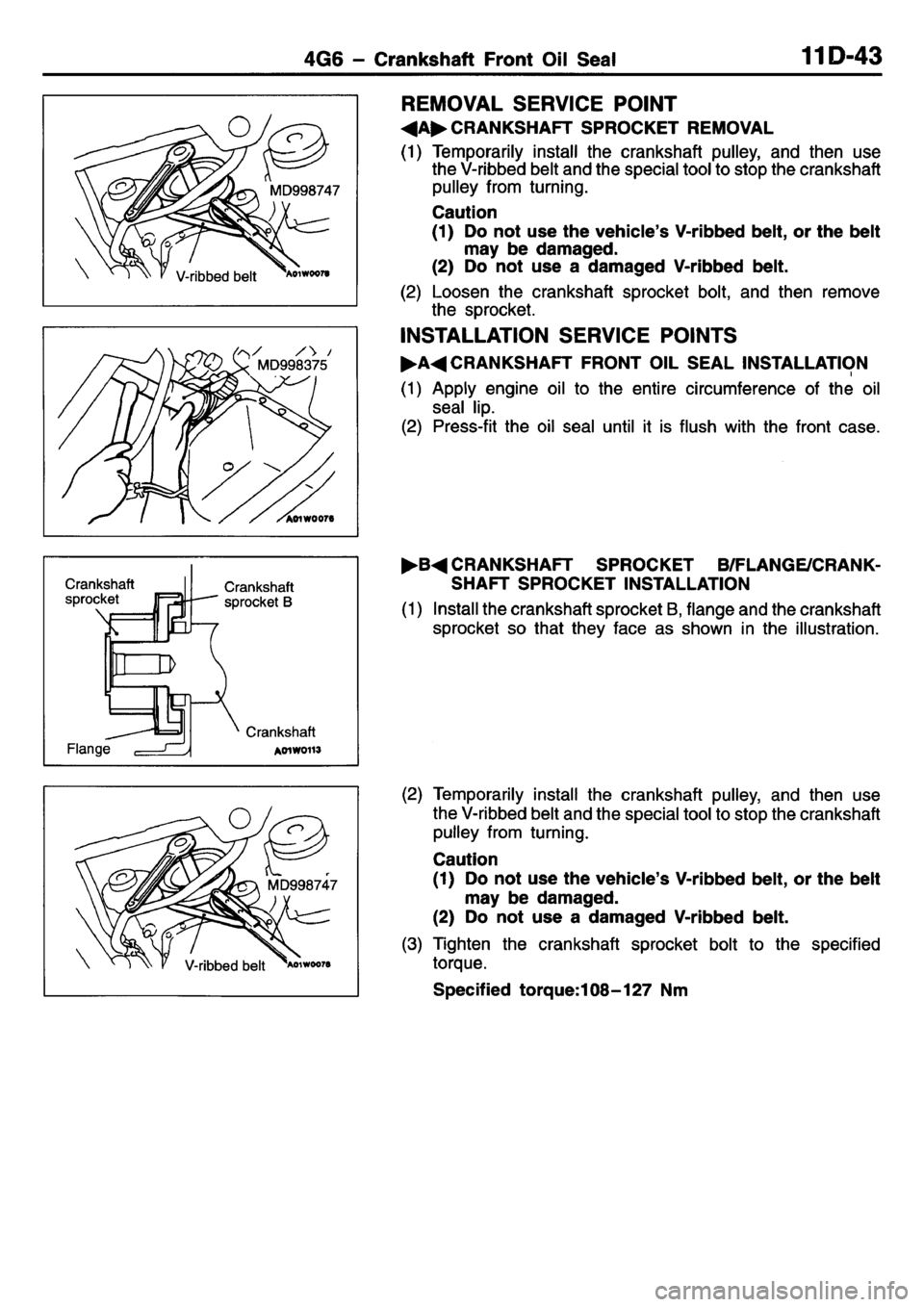 MITSUBISHI L400 1995 Workshop Service Manual PDF MITSUBISHI L400 1995 Workshop Service Manual PDF