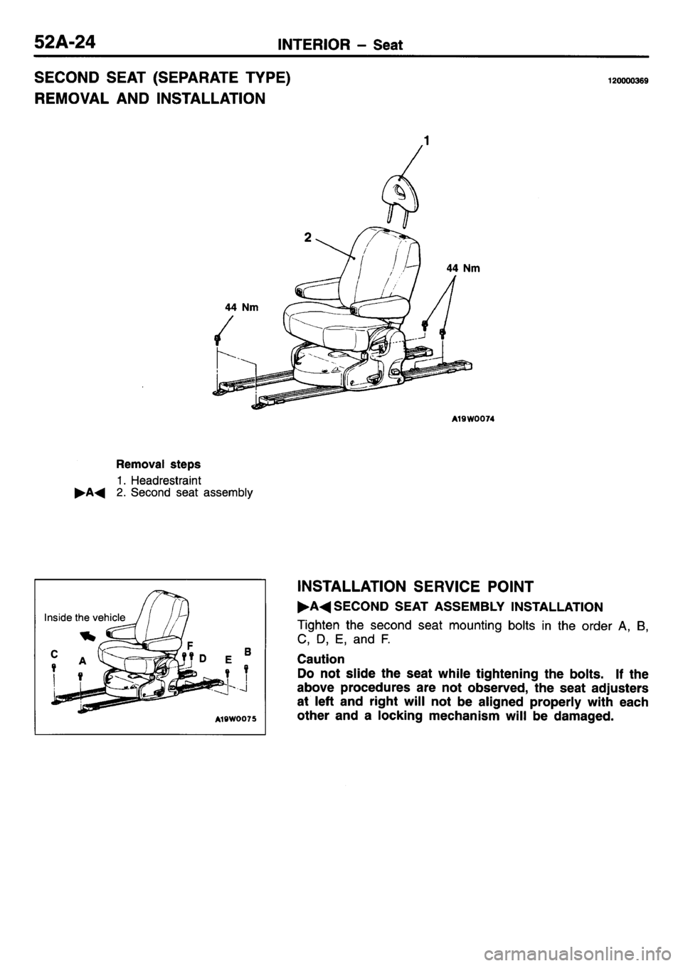 MITSUBISHI L400 1995 Workshop Service Repair Manual MITSUBISHI L400 1995 Workshop Service Repair Manual