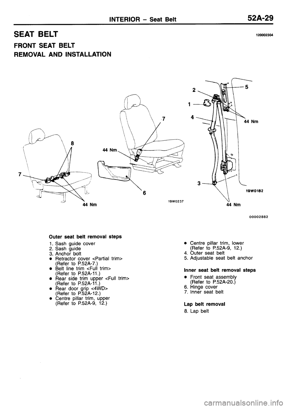 MITSUBISHI L400 1995 Workshop Service Repair Manual MITSUBISHI L400 1995 Workshop Service Repair Manual