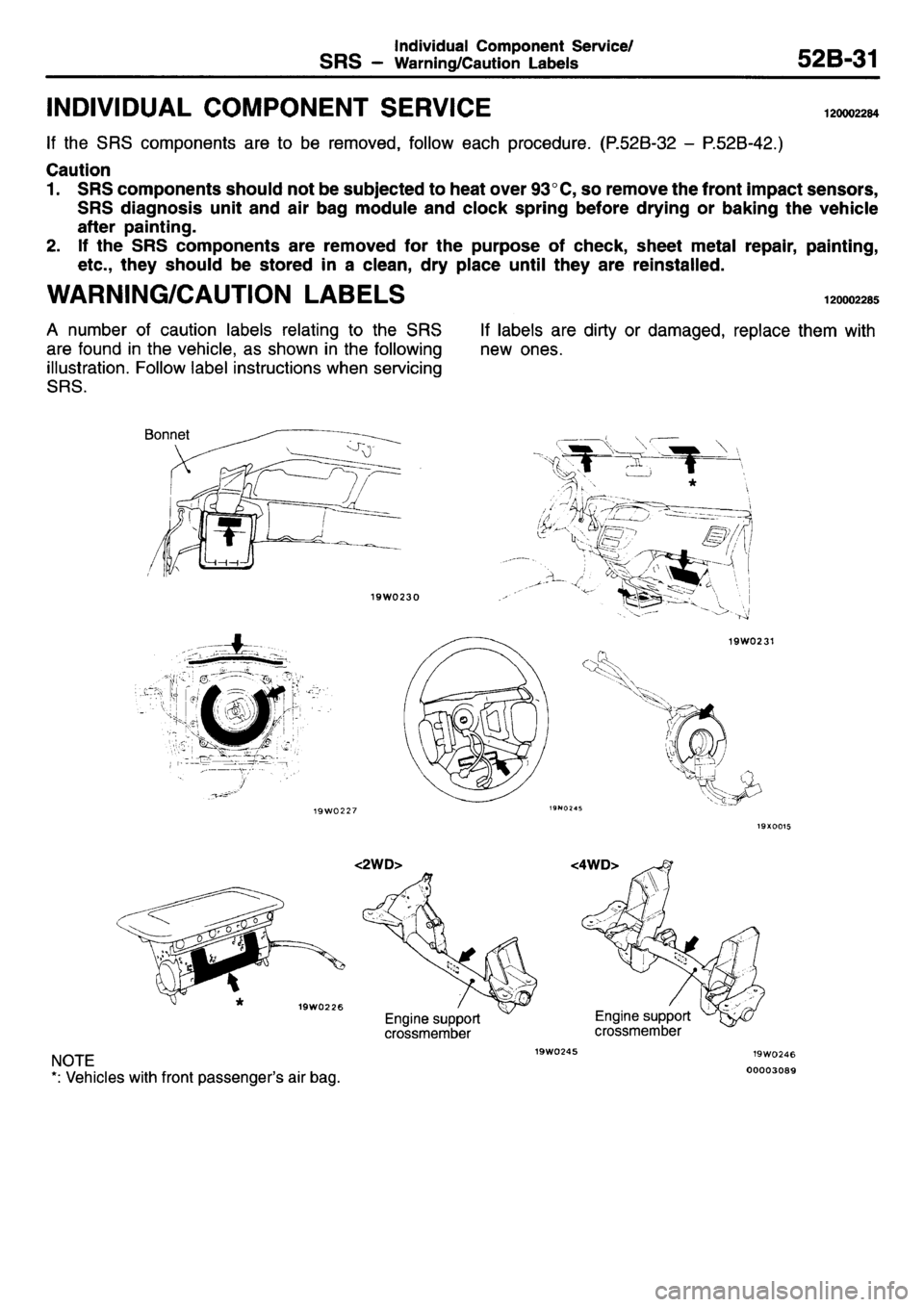 MITSUBISHI L400 1995  Workshop  Service Repair Manual 