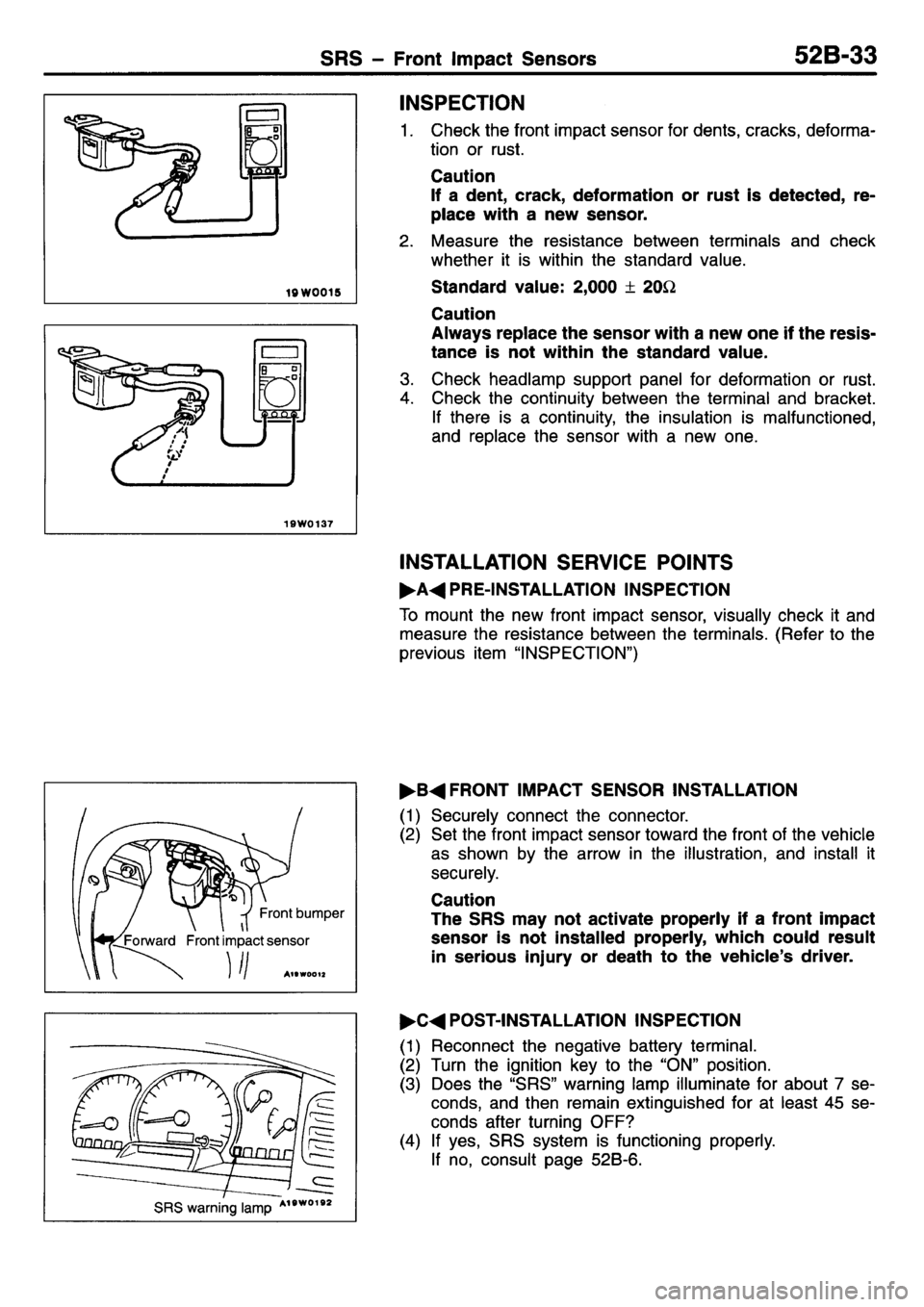 MITSUBISHI L400 1995  Workshop  Service Repair Manual 
