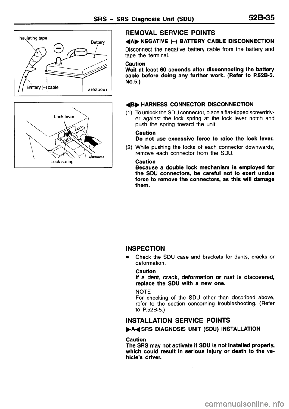 MITSUBISHI L400 1995  Workshop  Service Repair Manual 