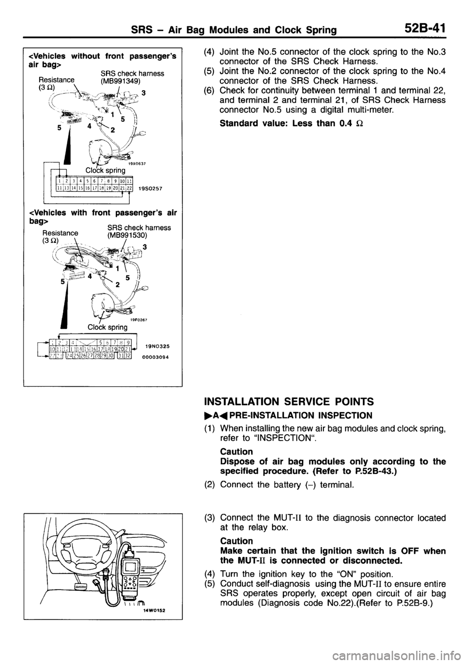 MITSUBISHI L400 1995  Workshop  Service Repair Manual 