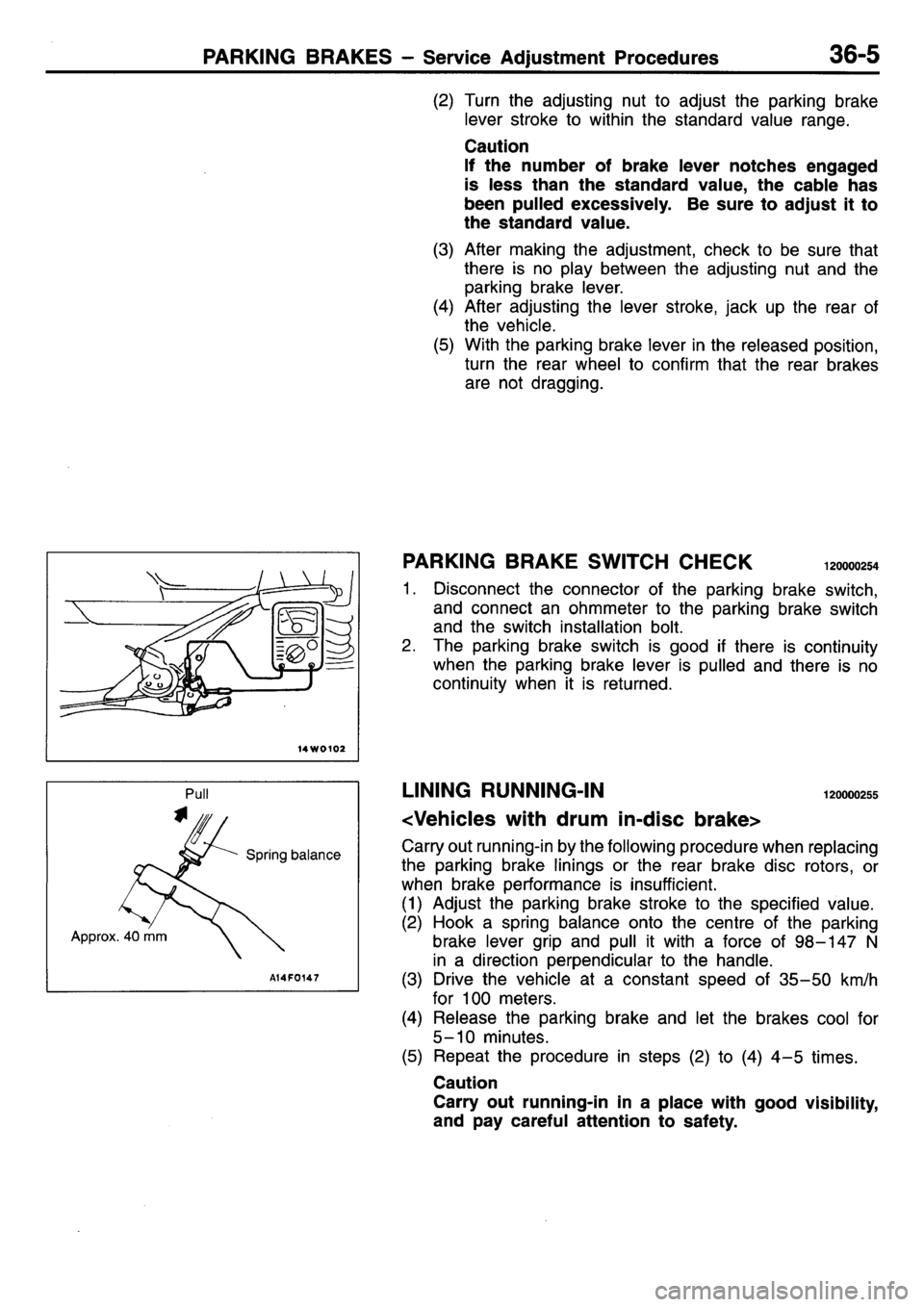 MITSUBISHI L400 1995  Workshop  Service Repair Manual 