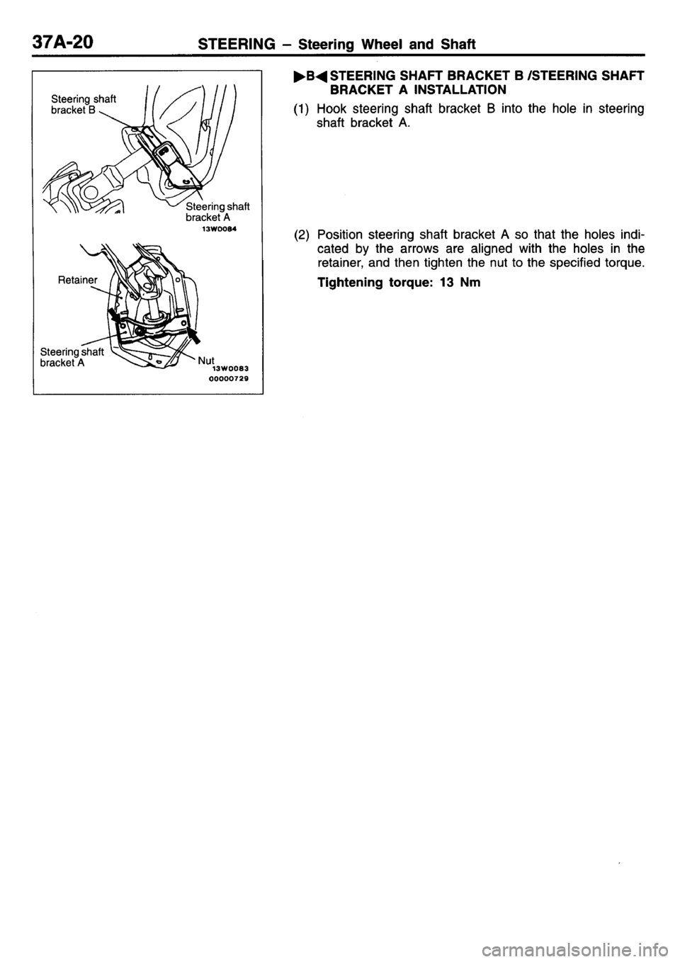 MITSUBISHI L400 1995  Workshop  Service Repair Manual 