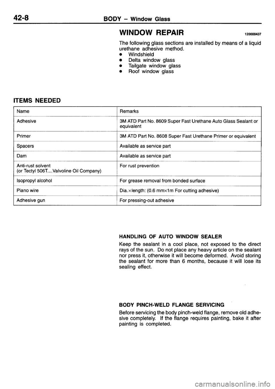 MITSUBISHI L400 1995  Workshop  Service Repair Manual 