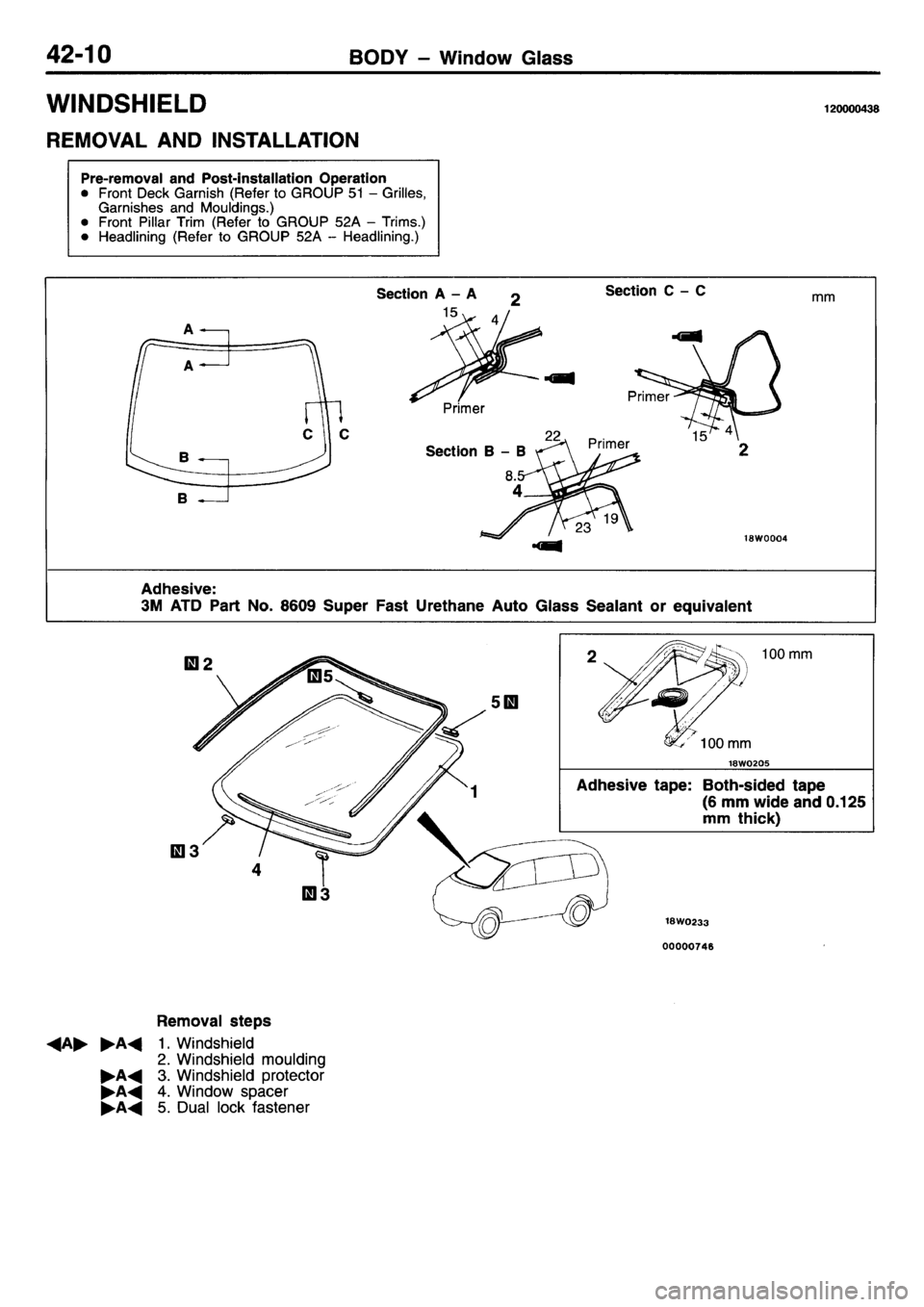 MITSUBISHI L400 1995  Workshop  Service Repair Manual 