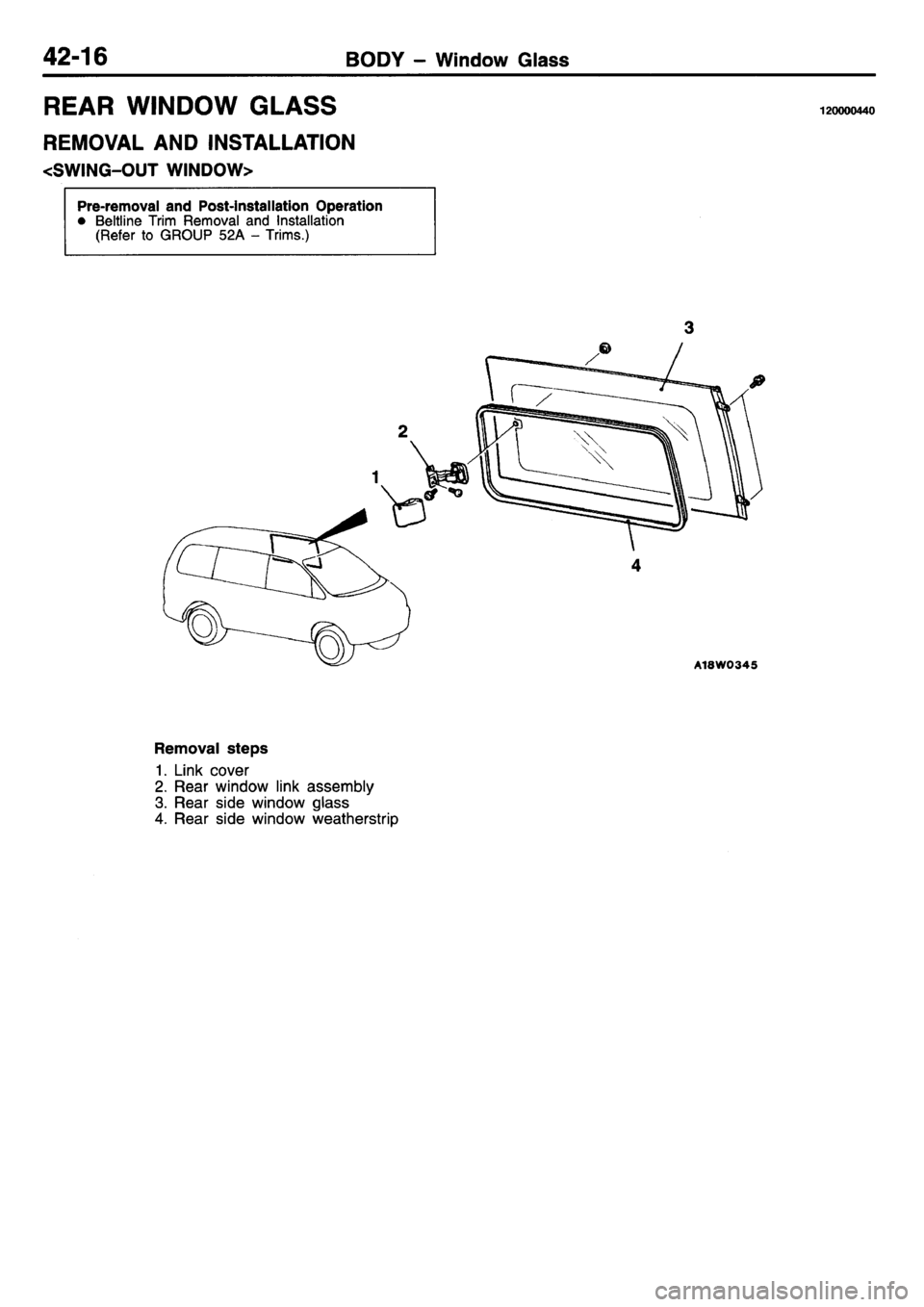 MITSUBISHI L400 1995  Workshop  Service Repair Manual 