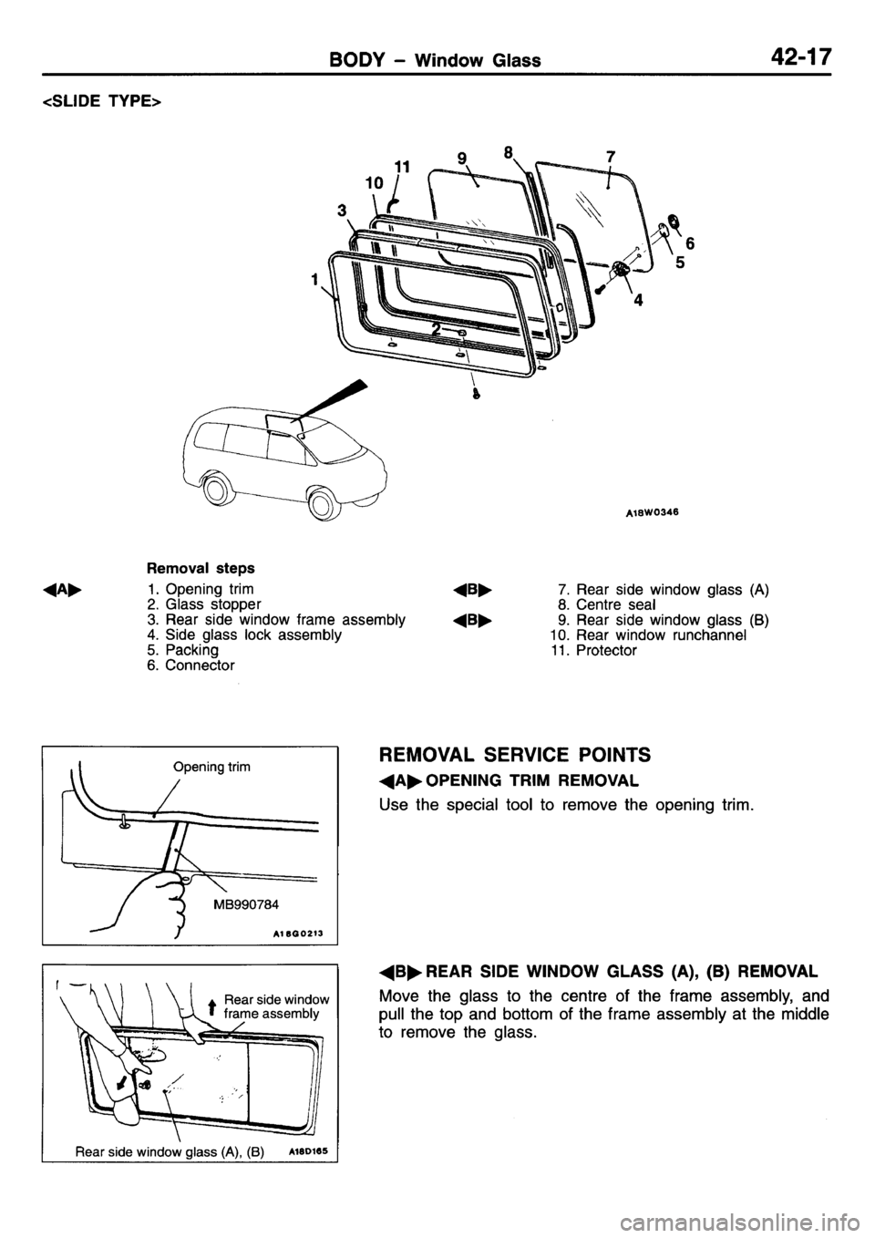 MITSUBISHI L400 1995  Workshop  Service Repair Manual 
