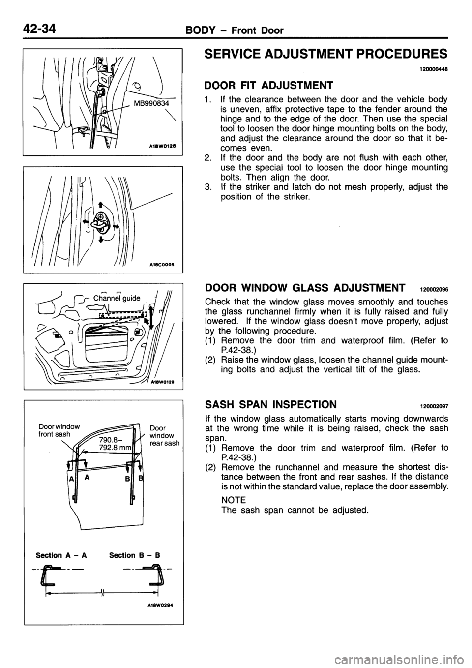 MITSUBISHI L400 1995  Workshop  Service Repair Manual 